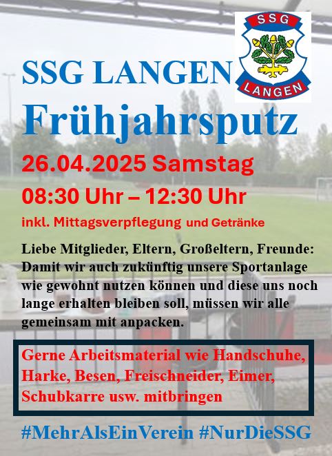 SSG Langen Arbeitseinsatz 26 04 2025